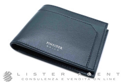 PINEIDER portafoglio Daily 23 Collezione Essenziale in pelle di vitello stampata Saffiano 6CC Ref. PTS709056. NUOVO!