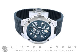 BAUME & MERCIER orologio Riviera 10721 MM 42 automatico in acciaio Scheletrato Nero Ref. 10721. NUOVO!