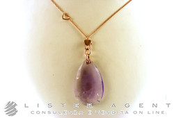 KIDULT necklace in 9Kt rose gold and amethyst. NEW!