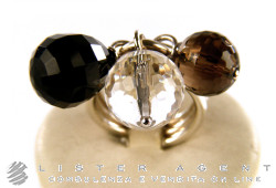 KIDULT ring in 925 silver and natural stones Size 14 Ref. A6. NEW!