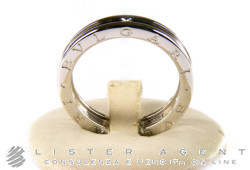 BULGARI ring Bzero1 in 18Kt white gold Size 27 Ref. AN852423. NEW!