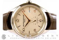 BAUME & MERCIER Clifton in steel Argenté AUT Ref. M0A10054. NEW!