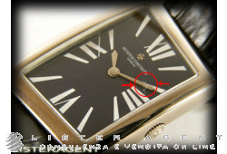 VACHERON withSTANTIN MCMLXXII in 18Kt white gold hand winding Black Ref. 37010/000G-8813.