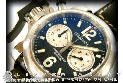 GRAHAM Chronofighter Oversize in steel Black AUT Ref. GRFIGAC3PAOV. NEW!