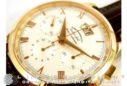 EBERHARD Extra-Fort Roue à colonnes big size Date Chronograph automatic in 18Kt rose gold AUT Ref. 30062OR. NEW!