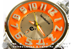 TENDENCE Gulliver in polycarbon Argenté and Orange Ref. 02033015. NEW!