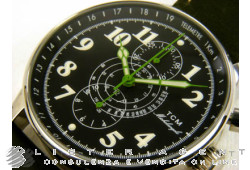 TCM - TERRA CIELO MARE Michelangelo Chronograph in steel Black AUT Ref. TC6005AC3PA. NEW!