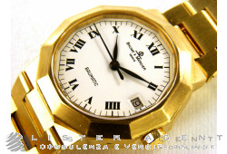 BAUME & MERCIER Riviera Vintage Automatic in 18Kt yellow gold White. USED!