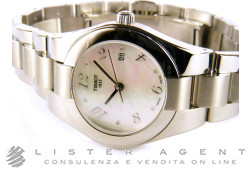 TISSOT T-Trend Glam Sport in steel mother of pearl Ref. T0432101111702. NEW!