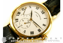 EBERHARD 8 Jours power reserve in 18Kt yellow gold hand winding Ref. 20017VZOR. NEW!