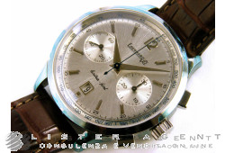 EBERHARD Extra-fort big size Taille Chronograph in steel Argenté AUT Ref. 31953CP. NEW!