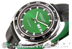 HAMILTON Pan-Europ automatic in steel Green AUT Ref. H35415761. NEW!