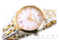 HAMILTON Jazzmaster Lady quartz in two tone Steel White Ref. H42221155. NEW!