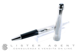 MONTBLANC penna roller Meisterstück Pure Silver in argento 925 Ref. 23663 NUOVA!