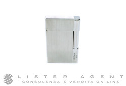 S.T.DUPONT Gatsby lighter in steel Ref. 0018313. NEW!