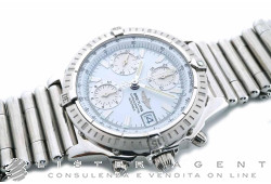 BREITLING Chronomat Automatic Chronograph in White steel Ref. A13352. NEW!