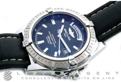 BREITLING Headwind Day-Date Automatic in steel Black Ref. A45355. NEW!