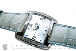 BAUME & MERCIER Hampton Spirit PM in steel Mother of pearl with diamonds Ref. M0A08515. NEW