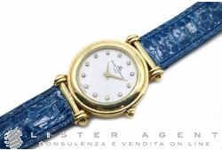 BAUME & MERCIER  Vendome Lady in 18Kt yellow gold Argentè with diamonds Ref. M0A06703. NEW!