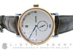 CHRONOSWISS Delphis Automatic in steel and 18Kt rose gold Argentè Ref. CH1422R. NEW!