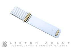 CARTIER Vendome page marker in two-tone steel Ref. T3200001. NEW!