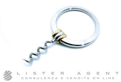 CARTIER cavatappi Must 3 Anneaux in acciaio e placcato oro Ref. T310006. NUOVO!