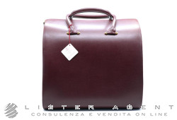 CARTIER Shopping bag in pelle bordeaux. NUOVA!