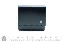 CARTIER portafoglio con porta carte di credito Le Must de Cartier 6cc in pelle bordeaux con metallo placcato oro giallo Ref. L3000479. NUOVO!