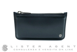 CARTIER porta chiave e portamonete Pasha in pelle nera Ref. L3000343. NUOVO!