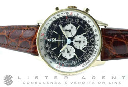 BREITLING Navitimer Automatic Chronograph in 18Kt yellow gold Black. Ref. 81600. USED!