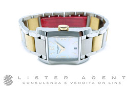 BAUME & MERCIER Hampton lady in two-tone steel Mother of Pearl Ref. 65489. NEW!