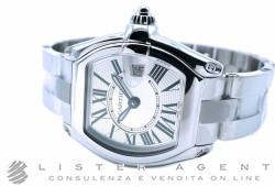 CARTIER Roadster Steel quartz Argenté Ref. W62016V3 2675. NEW!