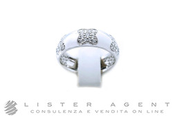 RECARLO anello in oro bianco 18Kt con diamanti ct 0.57 F SI Misura 15.5 Ref. XC002/075B. NUOVO!