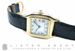 CARTIER Santos Lady carica manuale in oro giallo 18Kt Bianco. USATO!