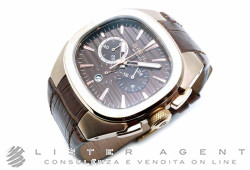BREIL Chronograph in rose gold plated steel Brown Ref. BW0305. USED!