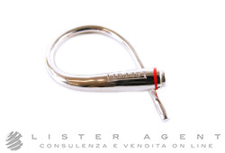 FERRARI by Damiani fermasoldi in argento 925 e smalto rosso Ref. 20040495. NUOVO!