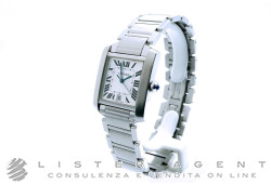 CARTIER Tank Francaise Large Automatic Model in steel Argentè Ref. W51002Q3. USED! 