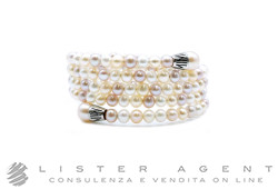 MIMI' bracciale Lollipop in argento 925 con perla coltivate multicolor Ref. BOM397X4. NUOVO!