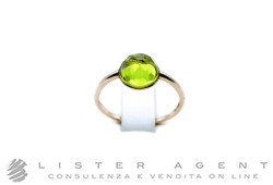 MIMI' anello Zabette in oro rosa 18Kt con peridoto Misura 15 Ref. A24VZRPRD. NUOVO!