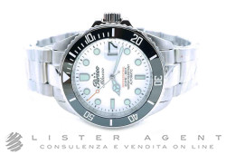 PERSEO orologio battaglia Milazzo automatico Limited edition in acciaio AUT Bianco Ref. 11370.02. NUOVO!