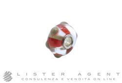 TROLLBEADS beads collezione Thun Pois Amore in argento 925 e vetro Ref. TGLBE-20257. NUOVO!