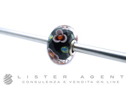 TROLLBEADS beads Fiori di campo in vetro Designer Neetu Gupta Ref. TGLBE-30087. NUOVO!