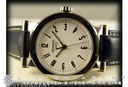 MOVADO Vizio White watch Only time lady Ref. 83658687. NEW!
