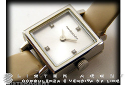 PIANEGONDA Follies steel Argenté with diamonds Ref. WA010005. NEW!