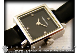 PIANEGONDA Follies steel Black with diamonds Ref. WA010005. NEW!