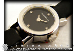 PIANEGONDA Nuage steel Black with diamonds Ref. WA010007. NEW!