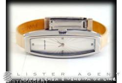 PIANEGONDA Verve in steel with diamonds Ref. WA010009. NEW!