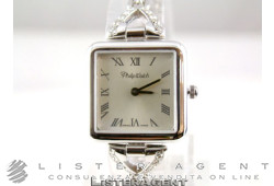 PHILIP WATCH Carré lady in white gold and diamonds Argenté Ref. 8053555593. NEW!