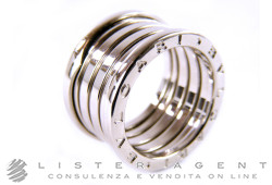 BULGARI ring Bzero1 in 18Kt white gold Size 21 Ref. AN191028. NEW!