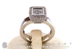 CENTOVENTUNO ring in 18Kt white gold and diamonds ct 1,52. NEW!